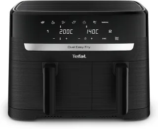Tefal EY901N Dual Easy Fry Essential (Schwarz)
