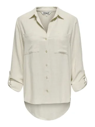ONLY - ONLYASMIN-SIESTA LS LI BL SHIRT PNT NOOS Moonbeam - Gr. - XL