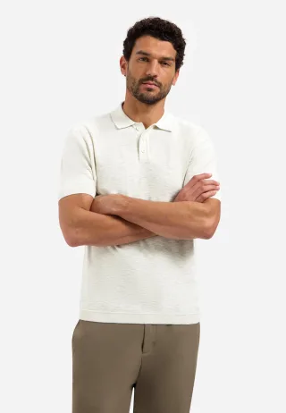 No Excess - Pullover Short Sleeve Polo Slub - Gr. - XXL