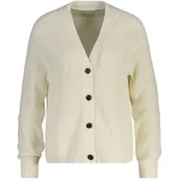 Gant Cardigan RIBBED KNIT COTTON Regular fit mit V-Ausschnitt