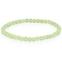 Lebensquelle Plus Armband Chinajade Mini-Kugelarmband, 4 mm