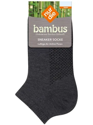 NUR DIE Herren Sneaker Socken Bambus¹