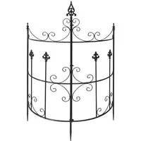 CLP Rankgitter Klivia Rankgitter 2er‑Set Set, 2 St., 2er, Verschnörkeltes, traditionelles Design mit dekorativen Zierspitzen