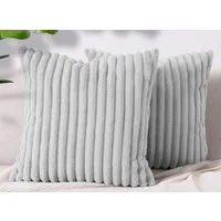 Amilian Dekokissen Sofakissen Couchkissen 2er Set Zierkissen mit Kissenfüllung, (2 Stück), 40x40 cm, Dekokissen mit Füllung und Bezug, Wohnkissen
