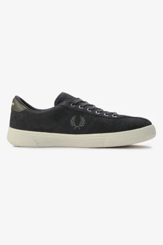 Fred Perry Tennisschuhe Wildleder Herren Anchor Grey Sneakers