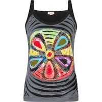 THC Natural Line Tanktop Baumwoll Hippie Mandala Tanktop mit Cutwork (1 Stück, 1-tlg., 1 Stück) mit Cutwork