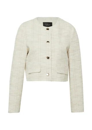 s.Oliver BLACK LABEL - Indoor-Jacke creme - Gr. - 40
