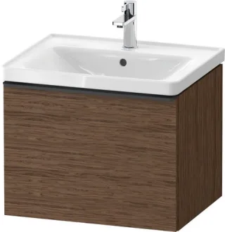 Duravit D-Neo Waschtischunterbau wandhängend Nussbaum dunkel Matt 584x452x440 mm - DE42490BD210000 DE42490BD210000