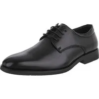 Coolwalk Herrenschuh Derby elegant Schnürschuh klassisch Schnürschuh (91563708) Blockabsatz Business-Schuhe in Schwarz