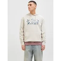 Jack & Jones Kapuzensweatshirt JJEBRYAN CORP LOGO SWEAT HOOD NOOS mit Logo Druck