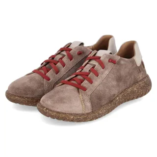 Josef Seibel Halbschuhe - Gr. 37 - Taupe - Rauleder