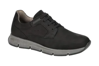 Pius Gabor Herrenschuhe 1022.10.07 Schwarz Nubuk Sneakers Super Flex