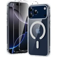 MSM Handyhülle Hülle + 2X Schutzglas für iPhone 17 Pro / Max Panzerfolie MagSafe