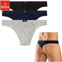 H.I.S String (Packung, 3-St) aus weichem Baumwoll-Stretch