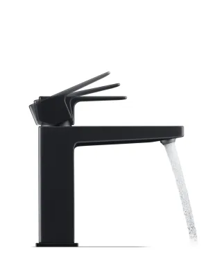 Duravit Manhattan Einhebel-Waschtischmischer Schwarz Matt 48x169x170 mm - MH1020001046 MH1020001046