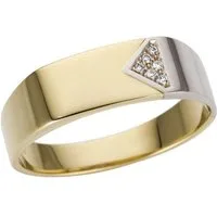 Firetti Goldring Schmuck Geschenk Gold 333 Herrenring Goldring, mit Brillanten