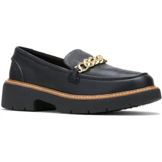 Hush Puppies Jodie Leder Damen Schwarz Slipper