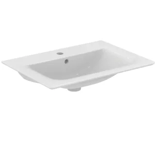 Ideal Standard Möbelwaschtisch CONNECT AIR, 1 Hl., m.Ül., 640x460x165mm, Weiß mit IP, E0289MA E0289MA