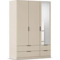 rauch Kleiderschrank Drehtürenschrank Schrank Garderobe Ankleide Schlafzimmer LAGOA (3 verschiedene Ausstattungen BASIC/CLASSIC/PREMIUM (inkl. SOFT-CLOSE) geräumige Schubladen, 3 Breiten, optional mit Aufsatz MADE IN GERMANY