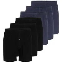 Almonu Boxershorts 6er Pack Organic Cotton (Spar-Set, 6-St) Boxershorts - Baumwolle - mit Eingriff - Atmungsaktiv