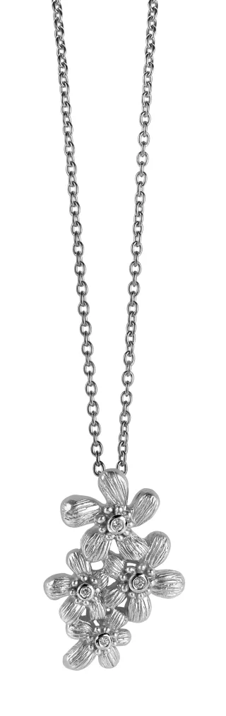 Orphelia Damen-Kette aus 925er Sterlingsilber mit Anhänger – Silber ZH-6026