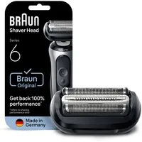 Braun Ersatzscherkopf Series 6 64B, Kompatibel mit Braun Series 6 Rasierern der Generation 60, 61 und 62