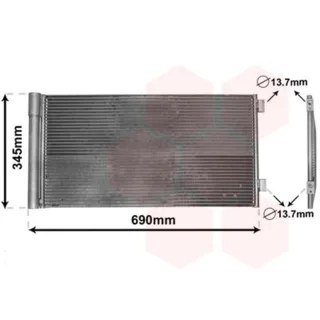 Van Wezel Klimakondensator Mini R55 R56 R57 R60 R61