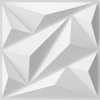 GLIESE 3D Wandpaneel 20 Stück 3D Paneele PVC Kunststoffpaneele 30x30cm, BxL: 30x30 cm