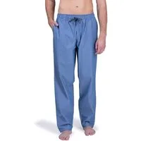 Moonline Schlafhose Herren Webhose Freizeithose Loungewear aus 100% Baumwolle