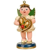Hubrig Volkskunst GmbH Engelfigur Hubrig Engel mit Pfefferkuchenherz