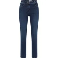 CECIL Stoffhose blau,Casual,Baumwolle,Unifarben,Slim Fit,Mittel