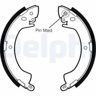 Delphi Bremsbacken hinten Mitsubishi L L200 Pajero LS1344