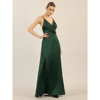 Apart Abendkleid mit Wickeleffekt