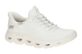Skechers BOBS ARC WAVES 117629 W wei? - sportliche Slipper f?r Damen