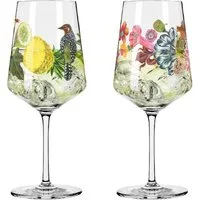 Ritzenhoff Cocktailglas Ritzenhoff Sommertau Hugo 2er-Set #5 #6 O. Hajek F24, Kristallglas