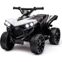 GarveeMore Elektro-Kinderauto 6V Elektrisches Quad Für Kinder, Elektroauto Kinder ATV Mit Musik, USB-Anschluss, Hupe, LED-Scheinwerfer