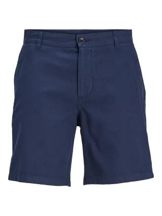 JACK&JONES - JPSTACE SUMMER LINEN BLEND SHORT REG SN navy blazer - Gr. - S