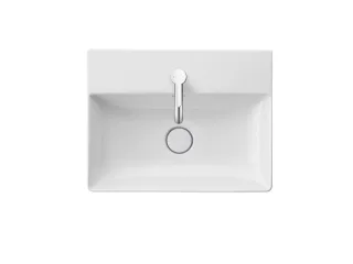 Duravit DuraSquare Waschtisch Weiß Hochglanz 500 mm - 2356500041 2356500041