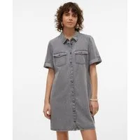 Vero Moda Jeanskleid VMJENNIE SS SHORT DENIM DRESS NOOS