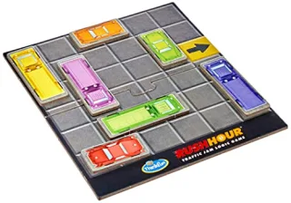 ThinkFun 76369 - MBS Rush Hour - Das geniale Stauspiel im Mitbring-Format