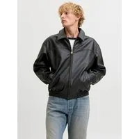 Jack & Jones Lederimitatjacke JJMARLON PU JACKET Kunstfaser, regular fit