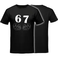 MyDesign24 T-Shirt Herren oder Damen Printshirt 6 7 Sixseven T-Shirt i765