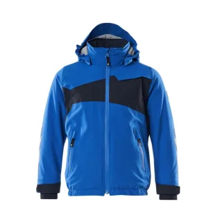 MASCOT Winterjacke für Kinder ACCELERATE Azurblau / Schwarzblau 164 - 18935-249-91010-164