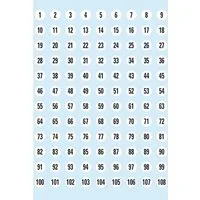 HERMA Etiketten HERMA Zahlen-Sticker 1-540, Durchmesser: 8 mm, Papier
