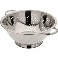 Spetebo Nudelsieb Sieb Ø 24 cm mit 2 Griffen - Edelstahl, Edelstahl, (Stück, 1-St., Küchensieb), mit 2 Griffen