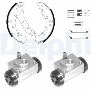 Delphi Bremsbacken vormontiert hinten Ford Fiesta Fusion Ka Puma