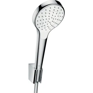 hansgrohe Croma Select S 110 Brausehalterset 28096400 1jet EcoSmart m.Brauseschlauch 1250 mm, weiß/chrom