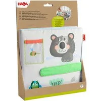 Haba Stoffbuch Baby-Fotoalbum Waldfreunde, Fühlbuch, Babybuch, Soft Book