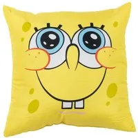 United Labels® Dekokissen Spongebob Schwammkopf Kissen Plüsch Zierkissen Kopfkissen 40x40 cm