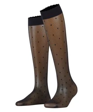 FALKE - FALKE Dot 15 DEN Damen black - Gr. - 40.5